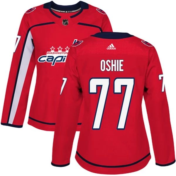 Damen Washington Capitals Trikot T.J. Oshie 77 Rot Authentic